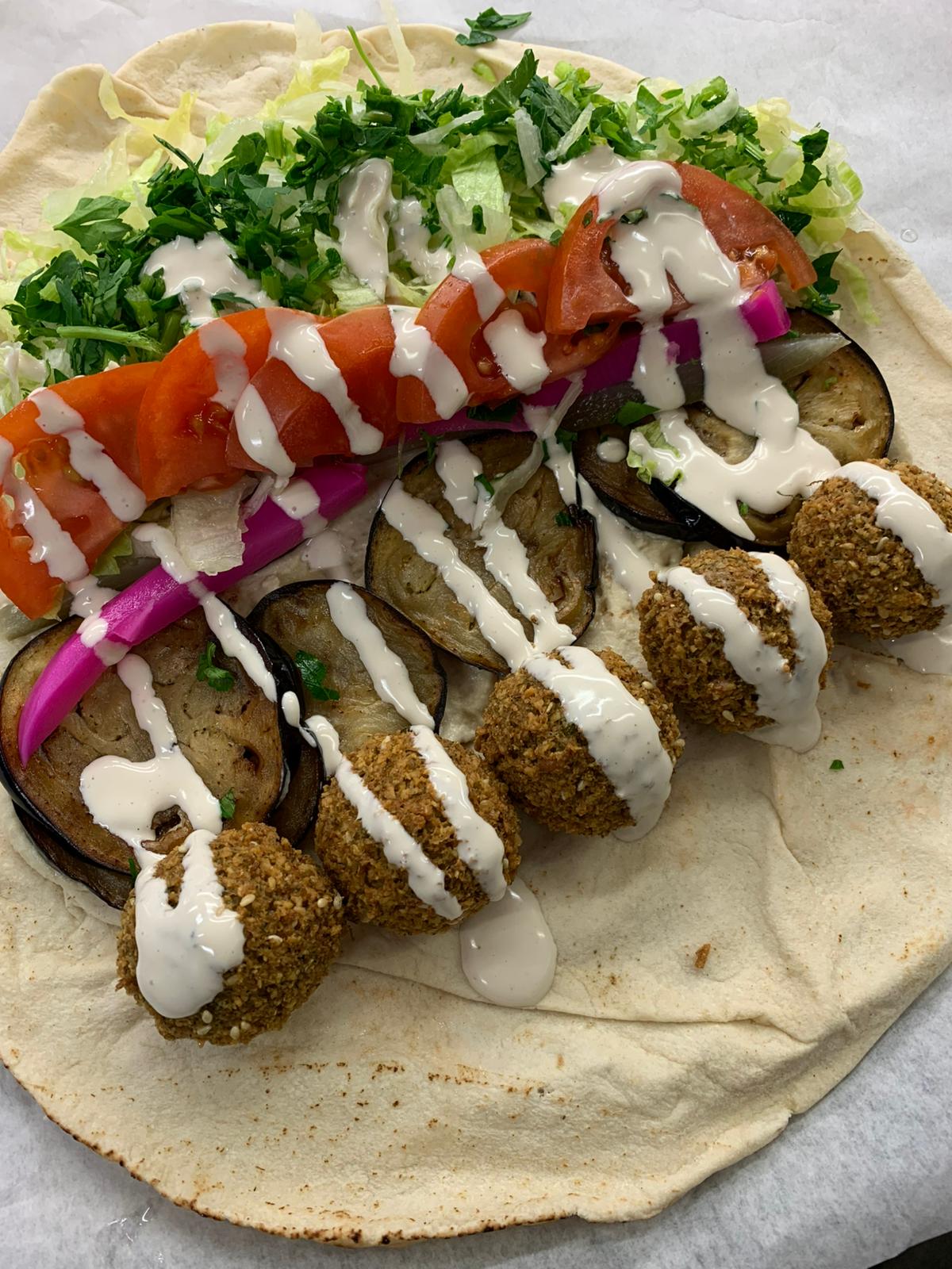 Falafel-wrap